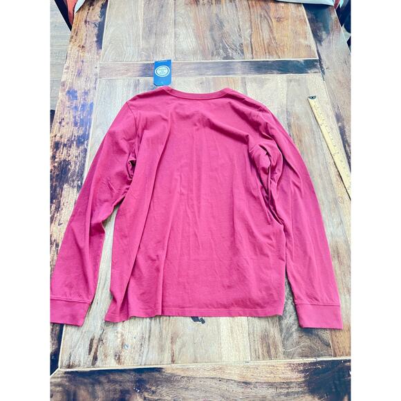 NWT Life Is Good Women's Red Holiday Horse Long Sleeve Crusher T-Shirt Size XL - Picture 3 of 7